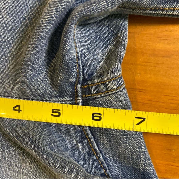 Vintage Y2K Armor Denim 1 piece Jumpsuit Flared Belted Hippiecore Women’s Small - Picture 12 of 14